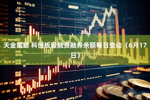 天金策略 科创板股融资融券余额每日变动（6月17日）