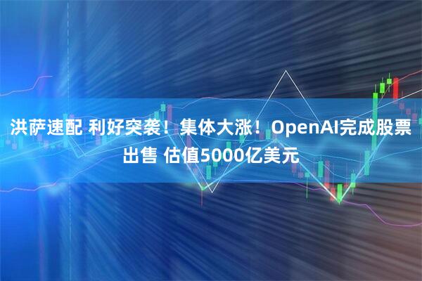 洪萨速配 利好突袭！集体大涨！OpenAI完成股票出售 估值5000亿美元