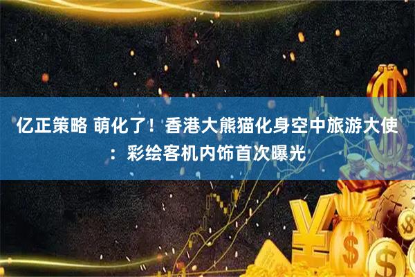亿正策略 萌化了！香港大熊猫化身空中旅游大使：彩绘客机内饰首次曝光